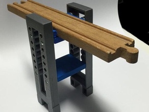 speelgoed treinrails tower bridge spel accessoires 3d print model - Mito3D