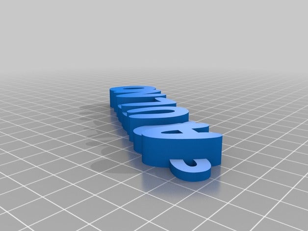 my customized iamburnystext name keyring keyfob organization 3D print model - Mito3D