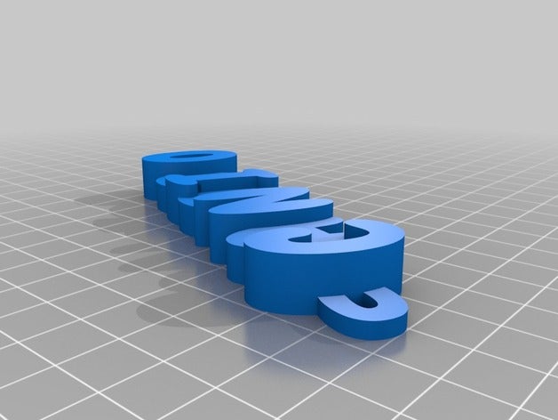 my customized iamburnystext name keyring keyfob organization 3D print model - Mito3D