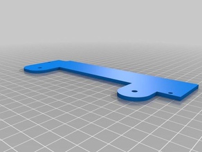 ormerod 2 bloc d'alimentation de plaques d'espacement 3d l'imprimante pièces ormerod2 montage la plaque support reprap 3d print model - Mito3D