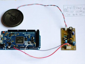 audio amplifier arduino due electronics music 3d print model - Mito3D
