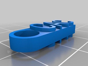 carolyn sleutelhanger organisatie maat 3d print model - Mito3D