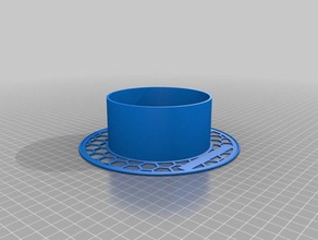 smaller filament spool 3d printer accessories customizer filament-spool filamentchallenge holder label 3d print model - Mito3D