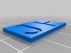 mijn maat initialen andere 3d print model - Mito3D