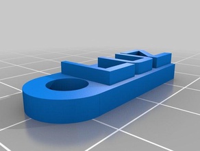 llavero luz organizasyon özelleştirilmiş 3d print model - Mito3D