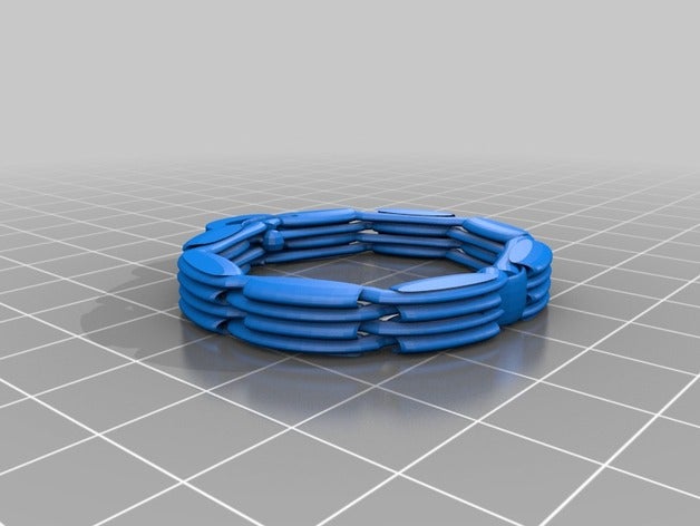 matt plastic thingyridged 3d printing 3D print model - Mito3D