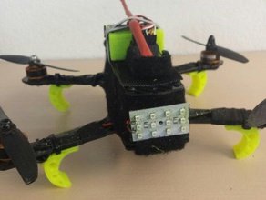 landing gear montagegaten met een aansteker rc voertuigen 250 quadcopter 3d print model - Mito3D