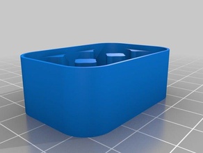 caixa de bateria aa superior recipientes personalizado 3d print model - Mito3D