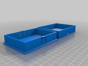 il mio parametrici personalizzati scatola di carta giochi 3d print model - Mito3D
