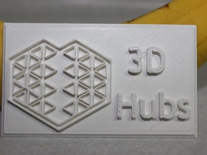 3d hub rozet aksesuarlar 3dhubs isim etiketi beceri rozeti 3d print model - Mito3D