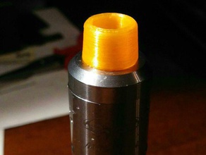 extremidad del goteo de la mutación v4 atomizador sin oring otros driptip e-cig ecig cigarrillo electrónico 3d print model - Mito3D