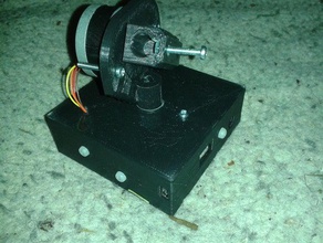 een kleine twee as-stepper de berg hobby camera mount laser 3d print model - Mito3D