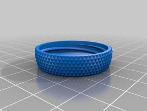 container gekartelde deksel 26mm containers maat 3d print model - Mito3D