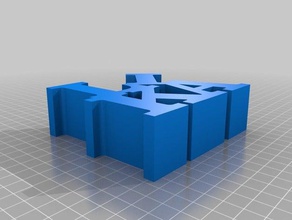 meu word personalizados escultura 1 2 esculturas 3d print model - Mito3D