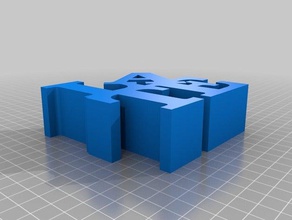 meu word personalizados escultura de 2 a esculturas 3d print model - Mito3D