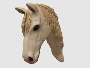 horse head animals scan toy 3d print model - Mito3D