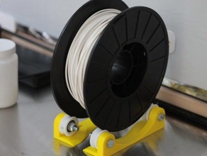 spool truck 3d printer accessories filament holder roller stand 3d print model - Mito3D