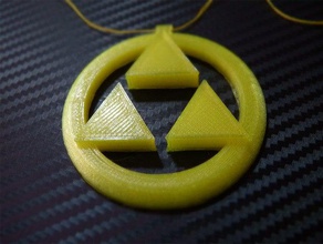 triforce medalion zelda ocarina del tempo giochi la leggenda di 3d print model - Mito3D
