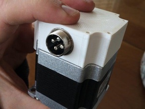 nema 23 motor cover all hole patterns 3d printer parts case mount stepper 3d print model - Mito3D