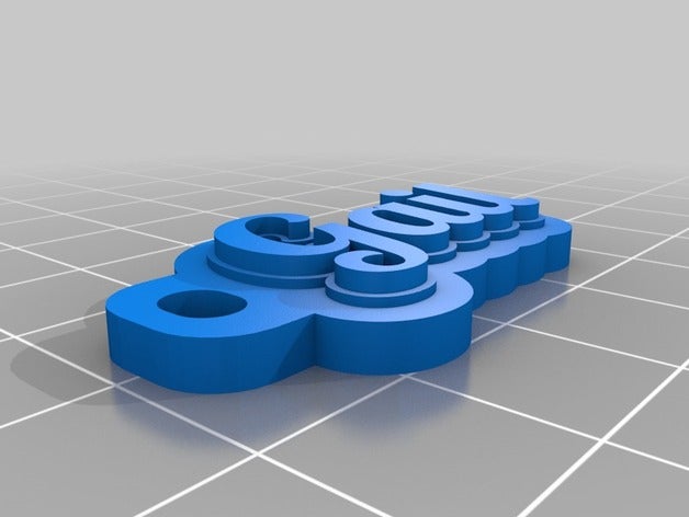 gail sleutelhanger organisatie maat 3D print model - Mito3D