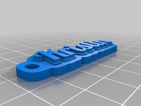 kristin Anahtarlık organizasyon özelleştirilmiş 3d print model - Mito3D