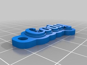 cody keychain organization customized 3d print model - Mito3D