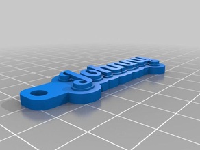johnny Anahtarlık organizasyon özelleştirilmiş 3d print model - Mito3D