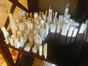 chicago updated buildings structures 3d print model - Mito3D