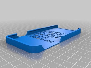 mi passi i lupi mobile telefono personalizzato 3d print model - Mito3D