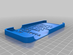 im no es gracioso móvil teléfono personalizado 3d print model - Mito3D