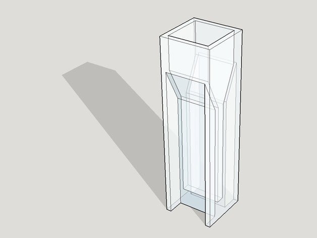 sottile stile cuvette altri la chimica lab kit 3D print model - Mito3D