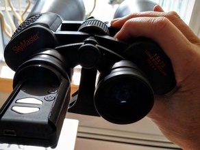mobius action cam binoculare adattatore fotocamera 3d print model - Mito3D