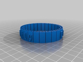 nova banda pulseiras personalizado 3d print model - Mito3D