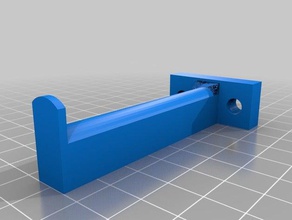 linear de trilho montado filamento spool titular 3d a impressora os acessórios vslot 3d print model - Mito3D