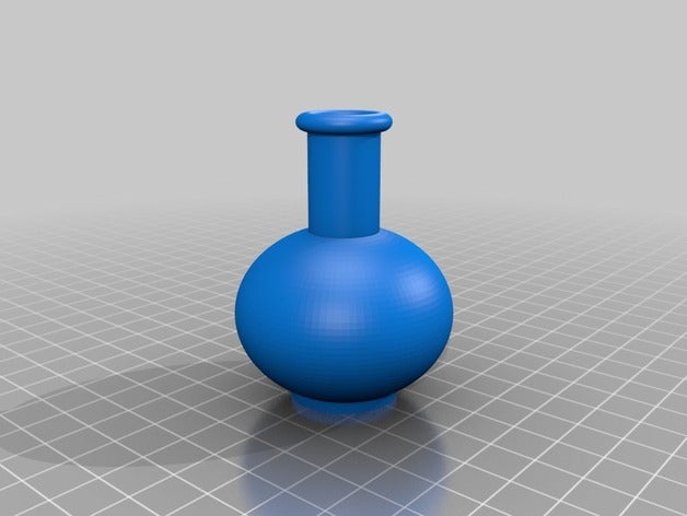 simples vaso decoração a flores 3D print model - Mito3D