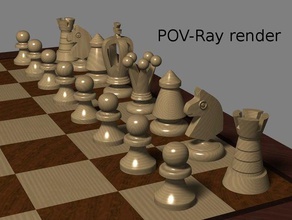 russian chess set 3d print model - Mito3D