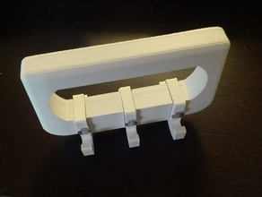 plastic zak caddy keuken dineren tas vervoerder boodschappentas 3d print model - Mito3D
