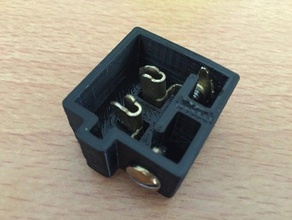 dewalt 18v connecteur de batterie pièces 3d print model - Mito3D