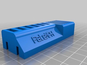 mijn maat gemaakte usb-stick, sd-kaart houder organisatie 3d print model - Mito3D