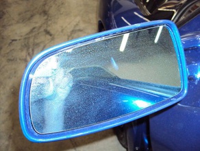 lamborghini diablo side view mirror glass parts mount 3d print model - Mito3D