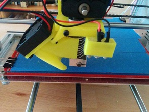 beugel van de ventilator 3d printer extruders folger folgertech 3d print model - Mito3D