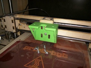 printrbot+ lc extrusora de montaje 3d la impresora partes 3d print model - Mito3D