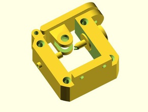 compacto bowden extrusor 3d de la impresora partes e3d v6 fabrikator nema17 turnigy 3d print model - Mito3D