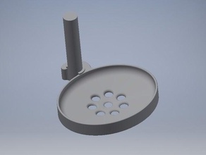 shower soap-dish bathroom holder soap dish 3d print model - Mito3D
