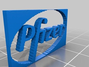 pfizer logo 3d printing