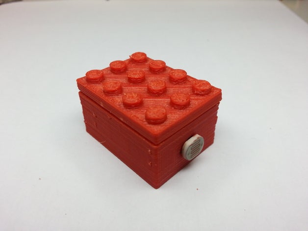 sensor de luz ldr compatible con lego la robótica arduino 3D print model - Mito3D