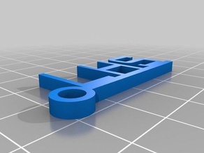 lhs llavero clásico llaveros personalizado 3d print model - Mito3D