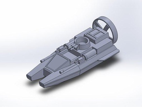 cobra water moccasin swamp boat gi joe toys games 3d print model - Mito3D