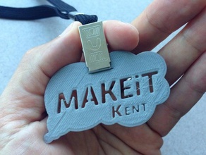 penn state makeit badge accessoires bloc d'alimentation 3d print model - Mito3D