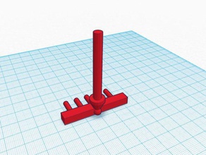 simple mini jardín zen de rake interactivo arte 3d print model - Mito3D